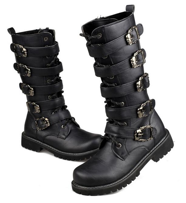 Bottes Gothiques Hautes à Lanières - Nightdom image 2