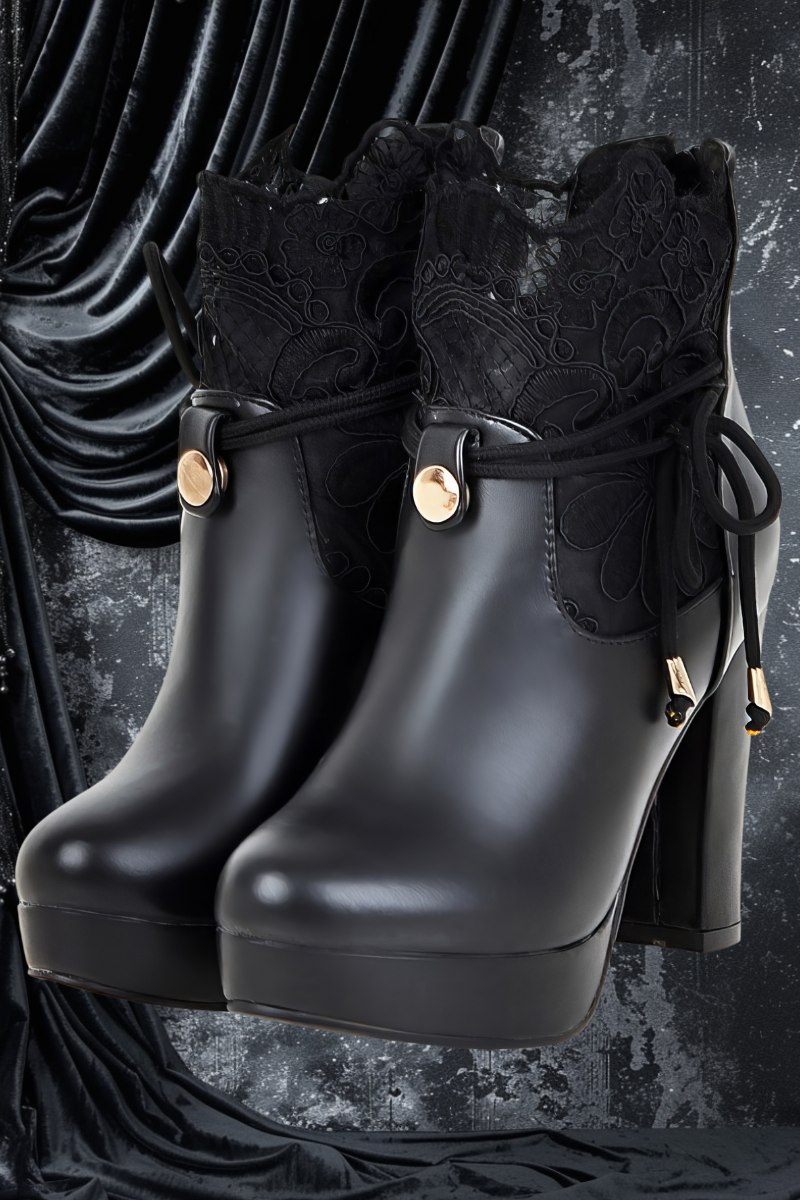 Bottines Victoriennes Gothique - Grimmoire